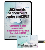 202 modele de documente pentru anul 2024 - Contracte si acte comerciale in conformitate cu noul Cod civil si GDPR