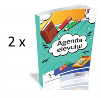Pachet 2 ex. Agenda elevului - REDUCERE 10%