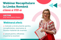 Webinar Recapitulare Evaluare Nationala Limba Romana clasa a VIII-a