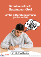 Simulare online - BAC - Real - Limba si literatura romana (Proba scrisa)