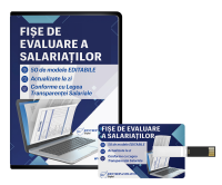 Fise de evaluare a salariatilor - 50 modele actualizate conform Legii Transparentei Salariale