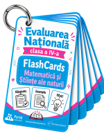 Flash Cards Matematica si Stiinte ale naturii - Evaluarea Nationala clasa a IV-a